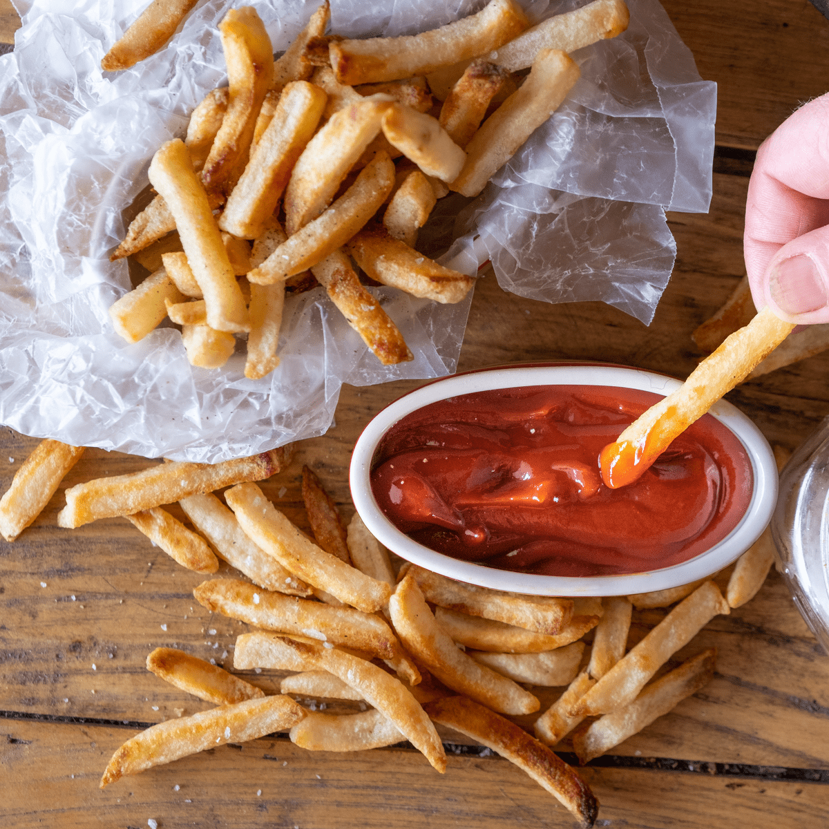 frozen fries bag