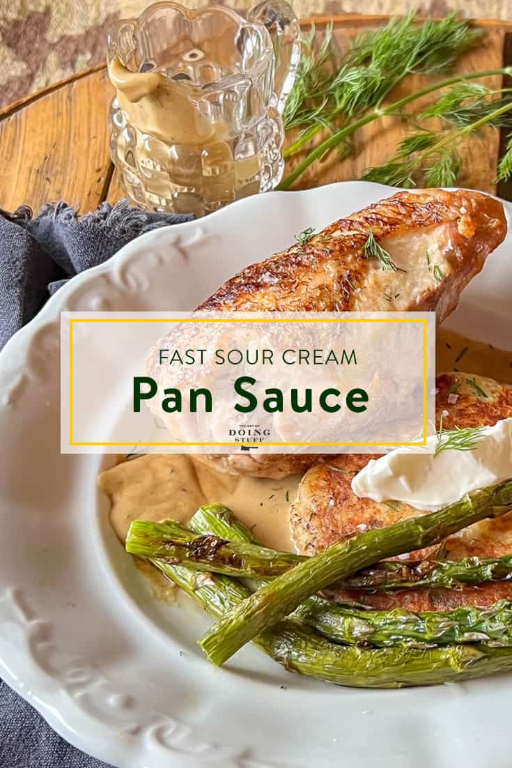 If You\'re a Gravy Person But Also a Lazy Person - Sour Cream Pan Sauce
